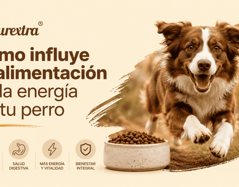 Como influye la alimentación en la energía de tu perro