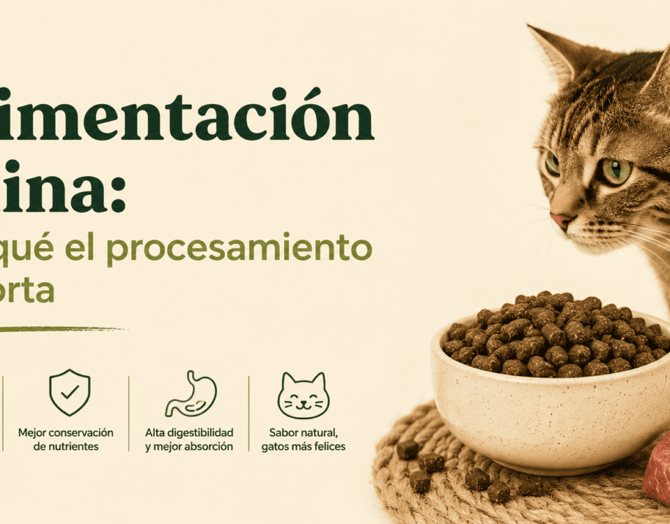 Alimentación felina y la importancia del procesamiento