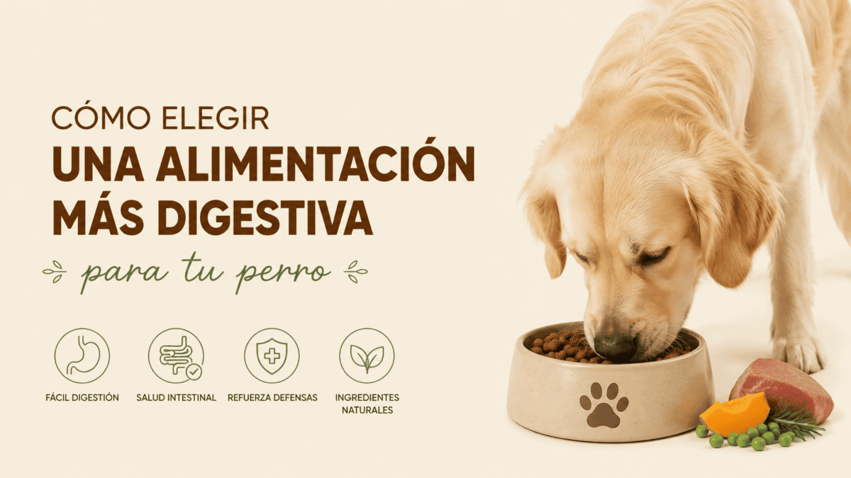 Cómo elegir una alimentación más digestiva para tu perro