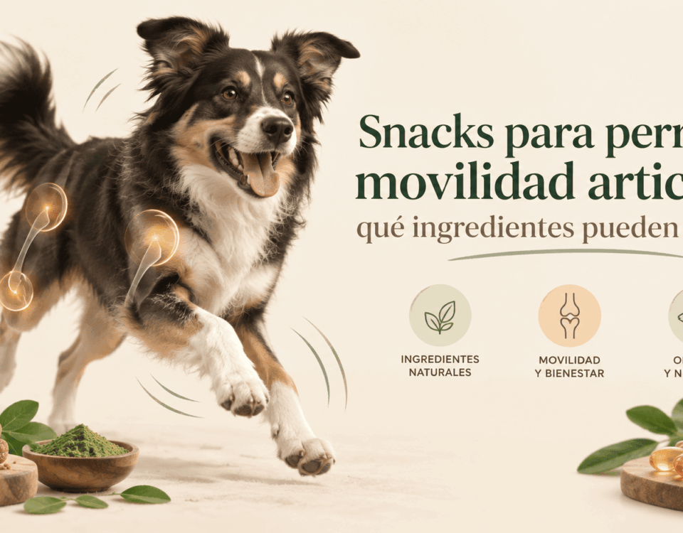 Snacks para perros y la movilidad articular