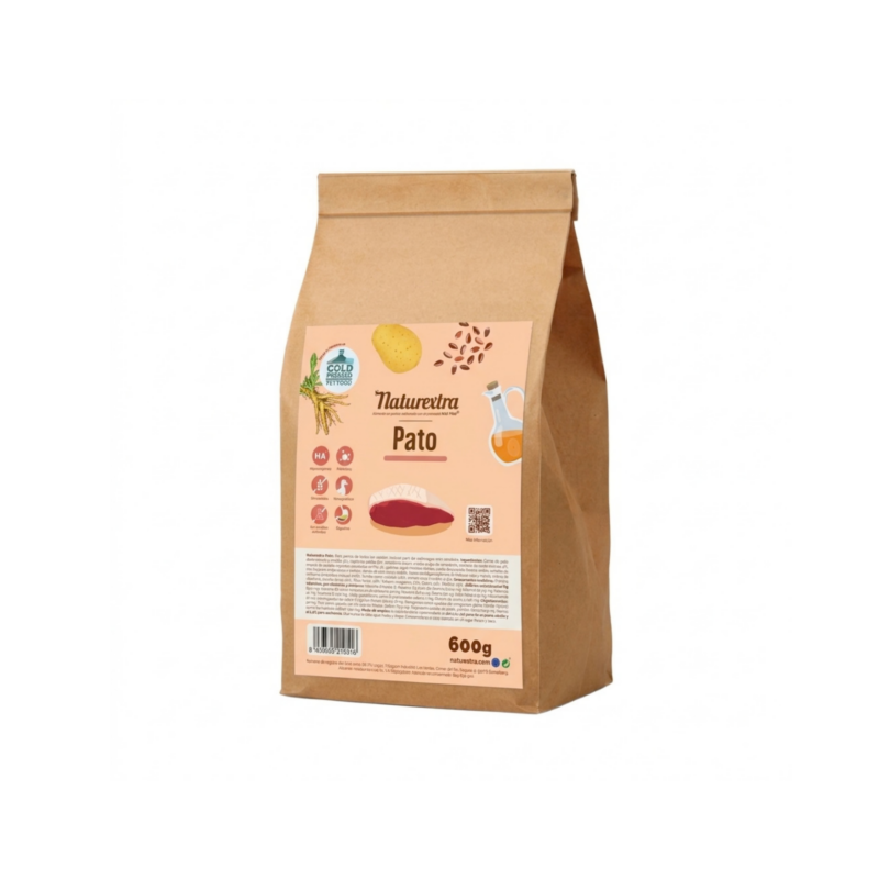 Naturextra Pato - Pienso Monoproteico Prensado en Frío